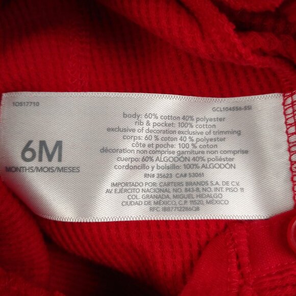 Baby B'Gosh B'Jolly One-Piece Waffle Knit Jumpsuit size 6 Months - Picture 11 of 12